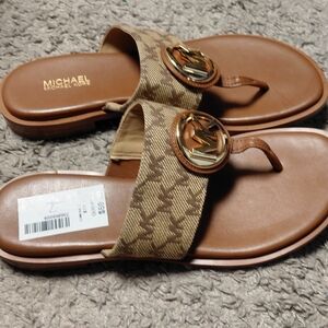 Michael Kors Tan and Brown Loafers